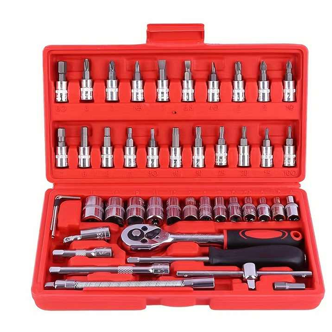 Set nasadnih i torex ključeva 46 kom – sve što vam treba u jednom paketu!