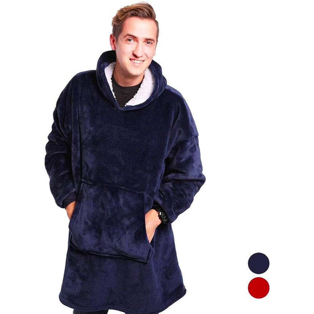 Deka s rukávmi a kapucňou Deluxe (rôzne farby)