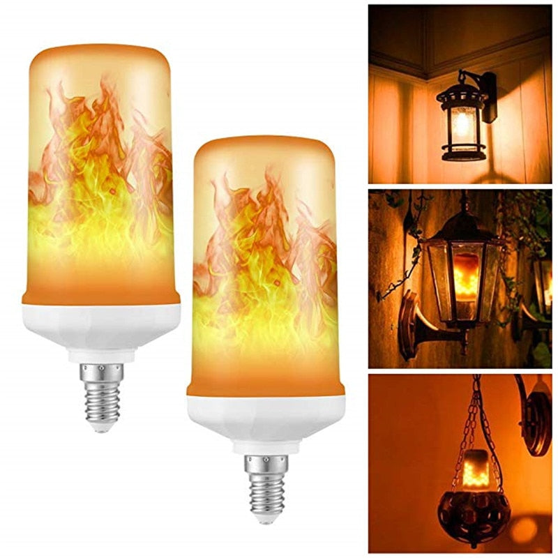 Led žiarovka - imitácia plameňa/ohňa